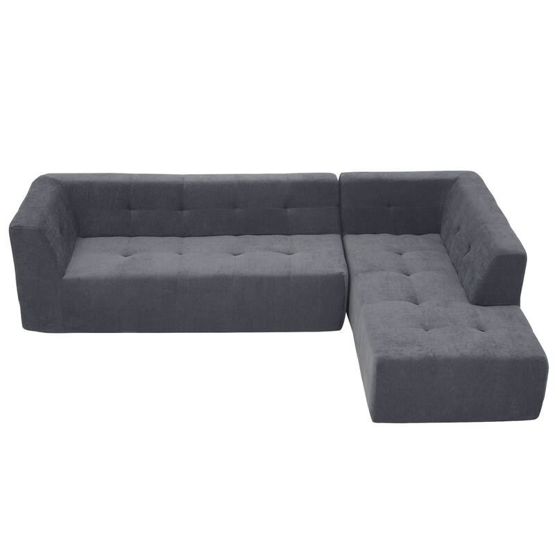 110.2*72.8" Modular Combination Sofa Bed LShaped Sectional Sofa